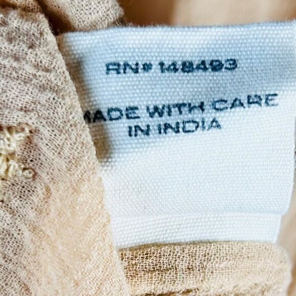 Doen Daisy Size Small Blouse Top Boho Designer Oversized Relaxed - Picture 8 of 8